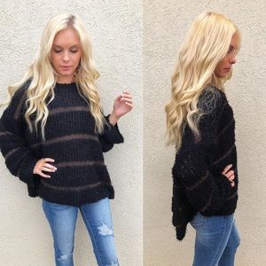 Super soft striped sweater